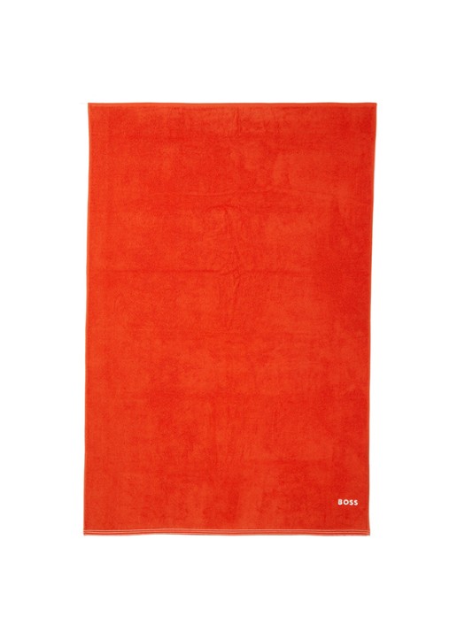 BOSS Edge badlaken - 100 x 150 cm - voorkant 2 oranjerood