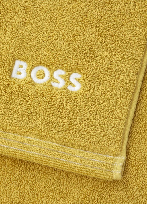 BOSS Edge badmat 50 x 70 cm - detail geel