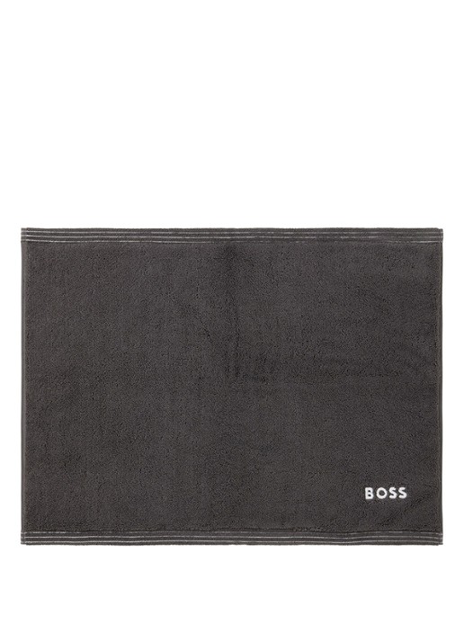 BOSS Edge badmat 50 x 70 cm - voorkant 2 donkergrijs