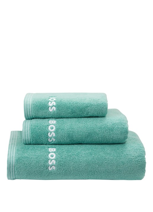 BOSS Edge gastendoek - 40 x 60 cm - achterkant zeegroen