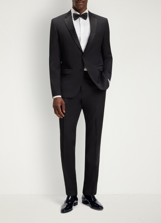 BOSS Evening Oxford veterschoen van lakleer - voorkant 5 zwart