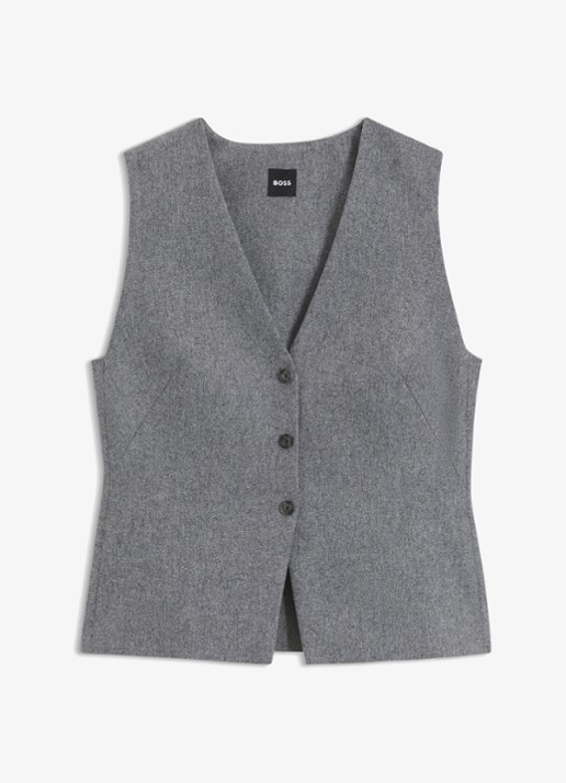 BOSS Gilet met V-hals