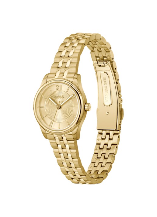 BOSS Graceful Mina horloge HB1502843 - detail goud