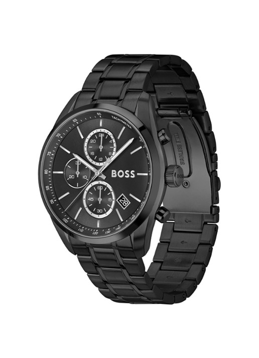 BOSS Grand Prix 44 horloge HB1514298  - detail 2 zwart
