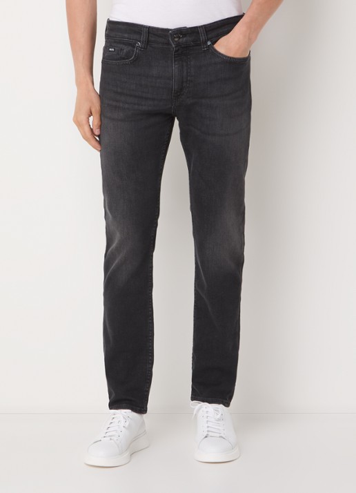 BOSS H-Delaware slim fit jeans met gekleurde wassing