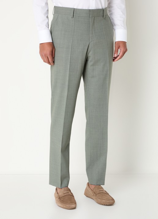 BOSS H-Jeckson regular fit 2-delig pak in scheerwolblend - voorkant 4 olijfgroen