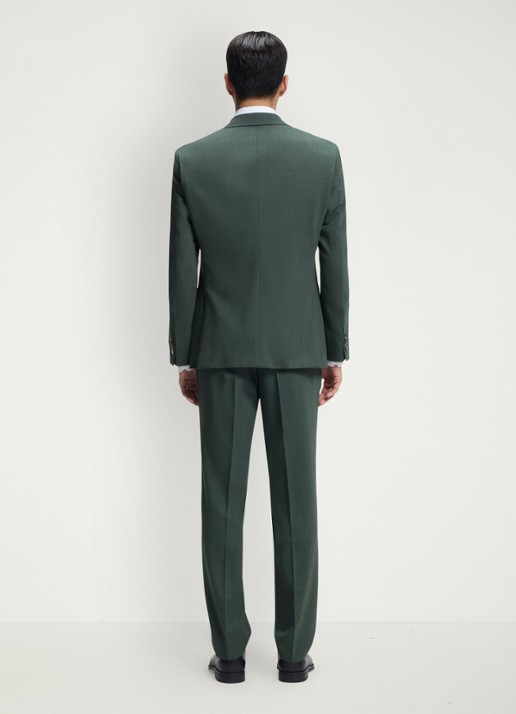 BOSS H-Jeckson regular fit 2-delig pak in scheerwolblend - achterkant groen