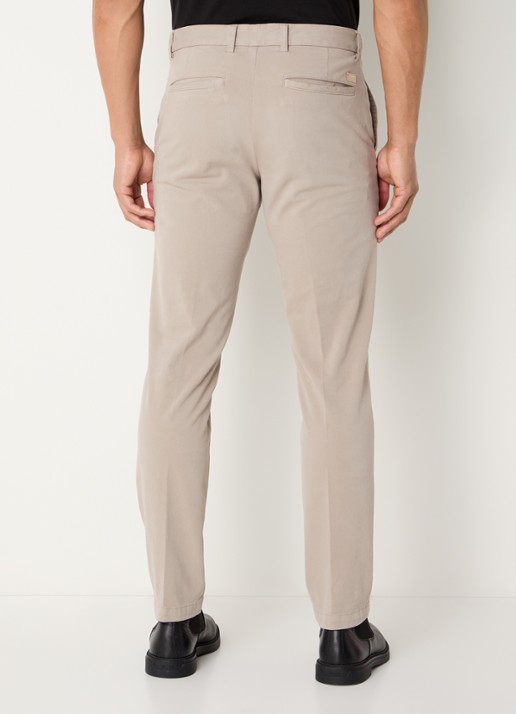 BOSS H-Kaiton1 slim fit chino met steekzakken - achterkant 3 open beige-294 / beige