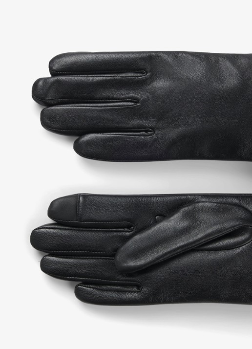 BOSS Handschoenen met logo - detail zwart