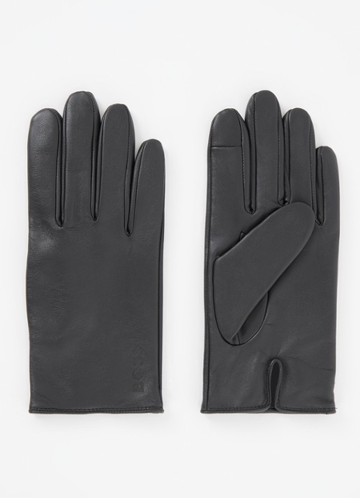 BOSS Handschoenen van lamsleer met touchscreen functie