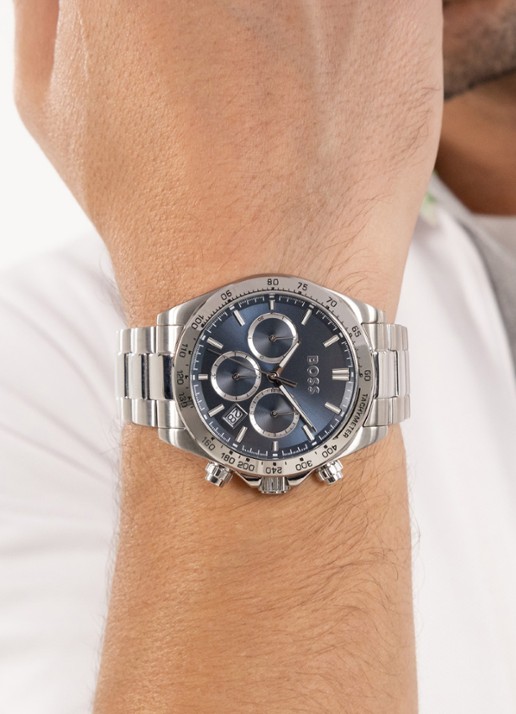 BOSS Hero 2.0 horloge HB1514315 - voorkant 4 zilver