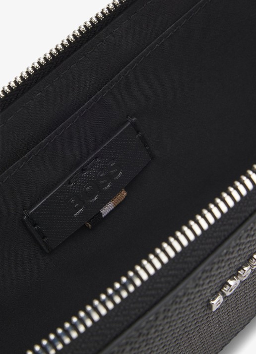 BOSS Heuptas met logo en verstelbare riem - detail 2 zwart