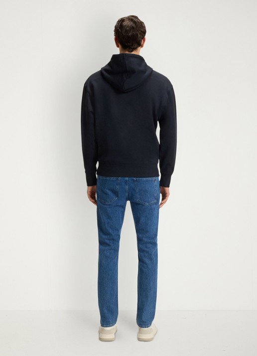 BOSS Hoodie met logo - achterkant 8 donkerblauw