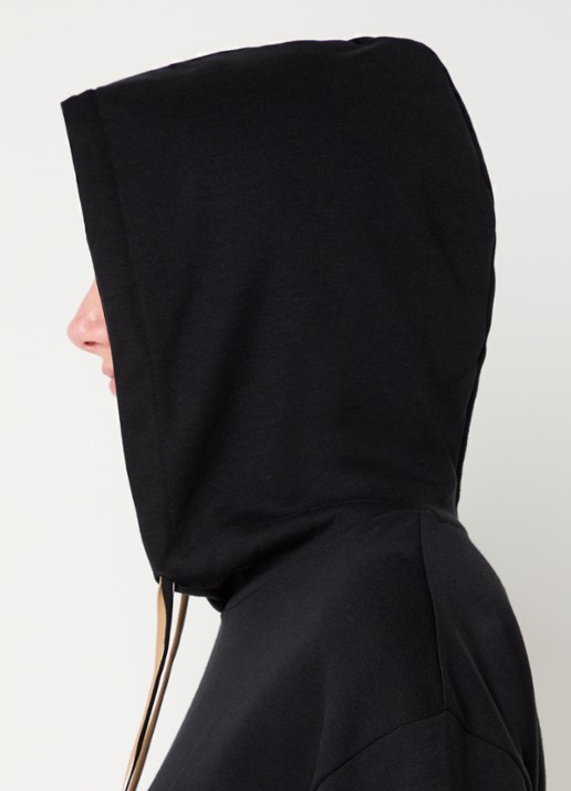 BOSS Hoodie  met logo - detail 2 zwart