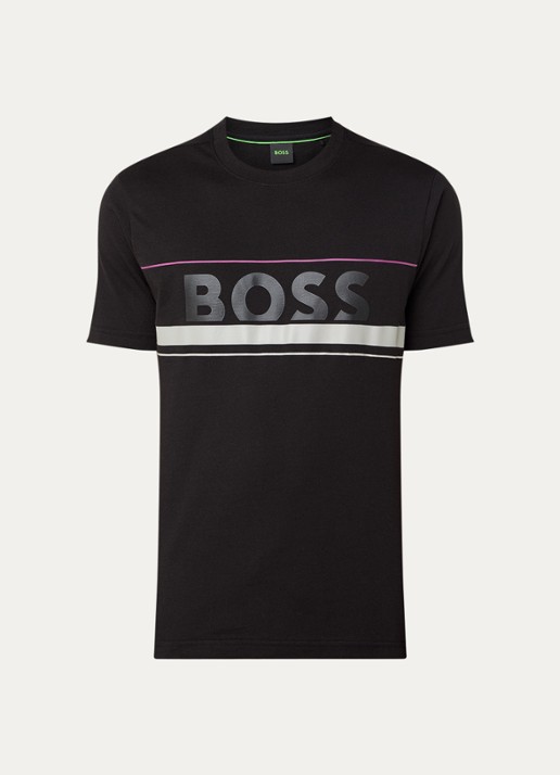 BOSS Iconic Zone T-shirt met logoprint