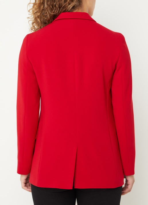 BOSS Jocaluah blazer met klepzakken  - achterkant 4 rood
