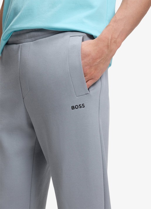 BOSS Joggingbroek met logo - detail 5 dark grey-026