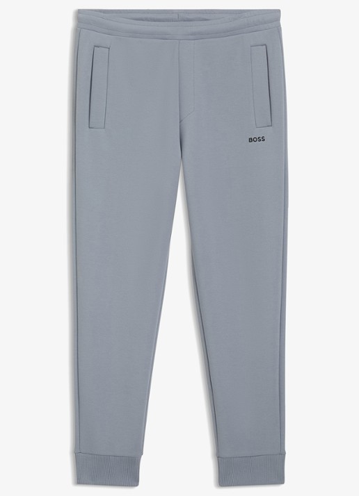 BOSS Joggingbroek met logo - voorkant 2 dark grey-026