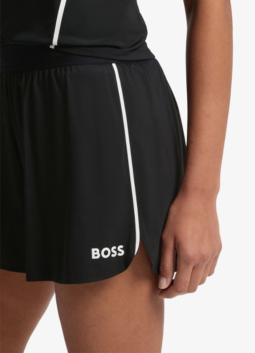 BOSS Korte broek met logo - detail 4 zwart