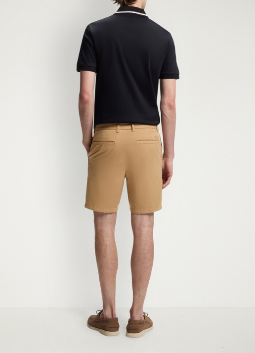 BOSS Korte broek met steekzakken - detail 4 beige