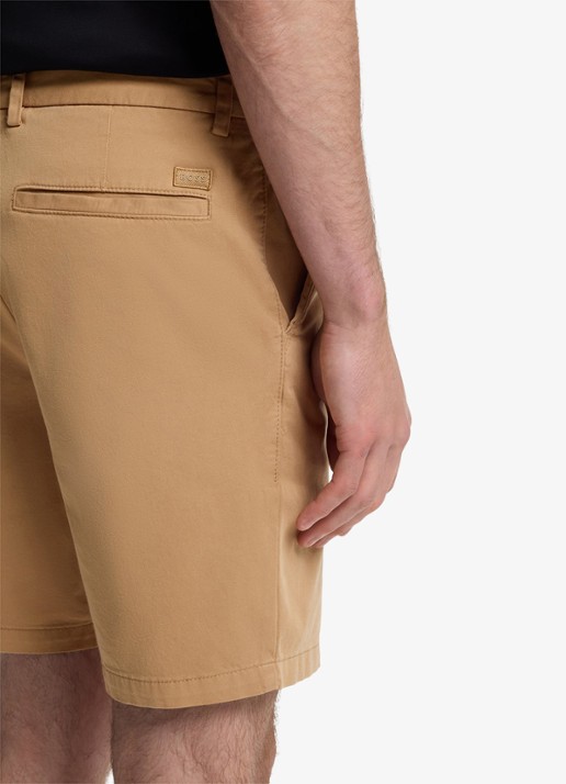 BOSS Korte broek met steekzakken - detail 5 beige