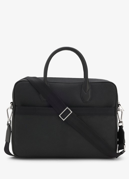 BOSS Laptoptas met logo - achterkant 2 zwart
