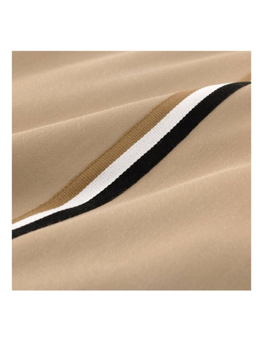 BOSS Linea dekbedovertrek van satijn 90TC - exclusief kussensloop - detail 2 beige