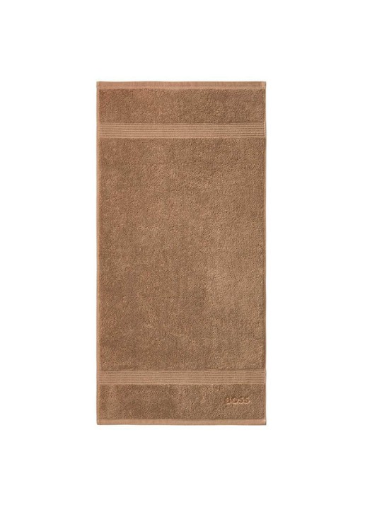 BOSS Loft badhanddoek - 700g/m² - 50 x 100 cm  - voorkant camel