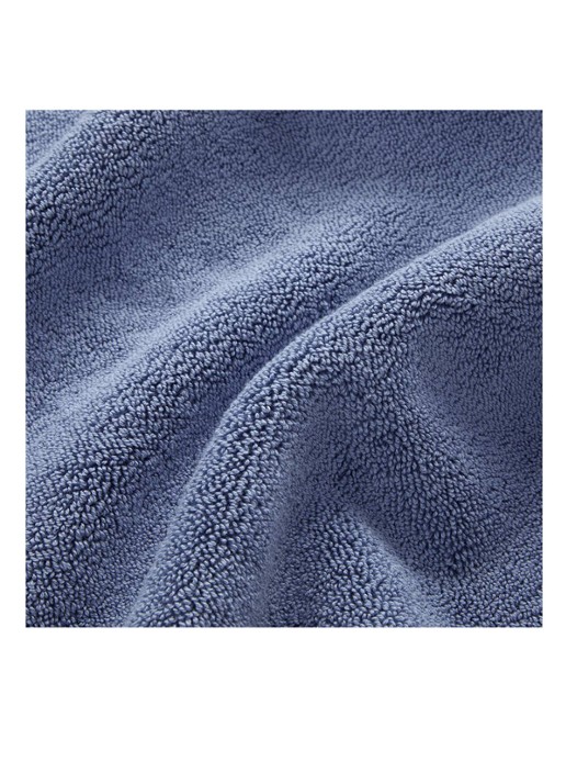 BOSS Loft badhanddoek - 700g/m² - 50 x 100 cm  - detail 4 staalblauw