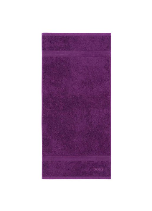BOSS Loft badhanddoek - 700g/m² - 50 x 100 cm  - voorkant 2 paars