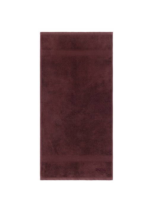 BOSS Loft badhanddoek - 700g/m² - 50 x 100 cm  - voorkant 3 donkerbruin
