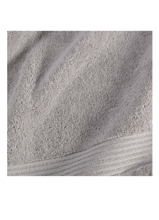 BOSS Loft badhanddoek - 700g/m² - 70 x 140 cm  - achterkant 2 zilver