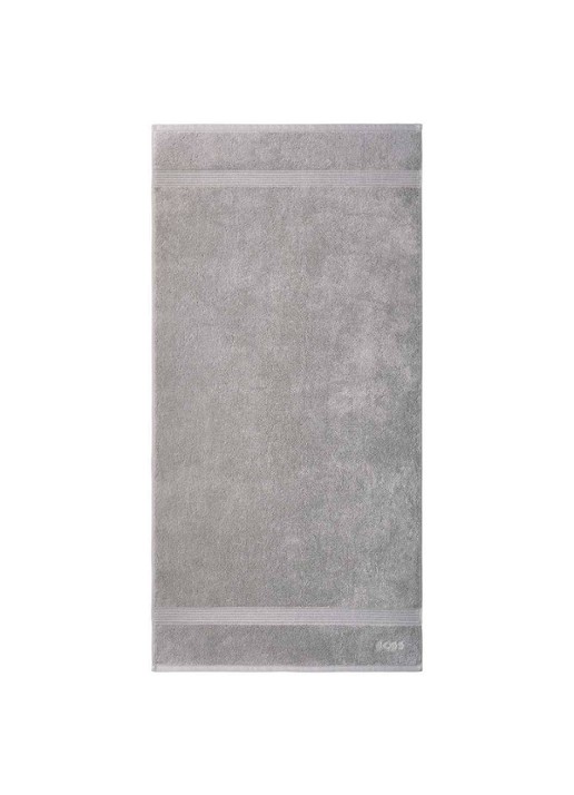 BOSS Loft badhanddoek - 700g/m² - 70 x 140 cm  - voorkant 3 zilver