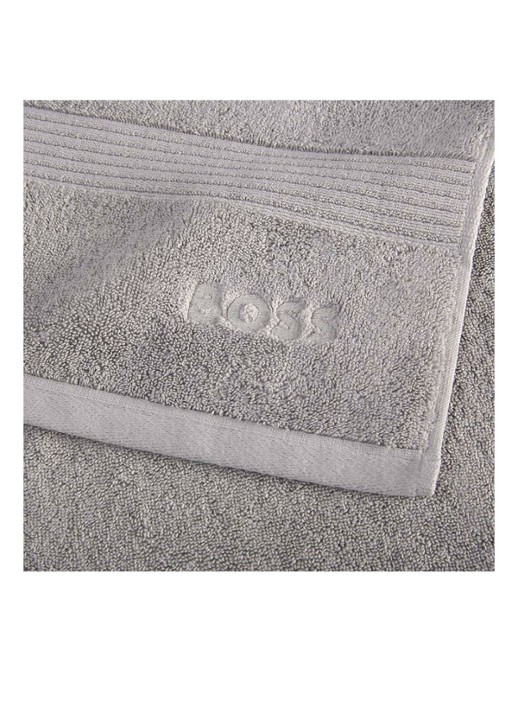 BOSS Loft badhanddoek - 700g/m² - 70 x 140 cm  - voorkant 4 zilver