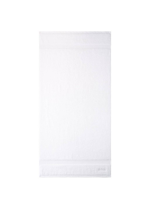 BOSS Loft badhanddoek - 700g/m² - 70 x 140 cm  - voorkant 3 wit