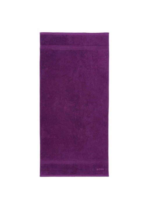 BOSS Loft badhanddoek - 700g/m² - 70 x 140 cm  - voorkant paars