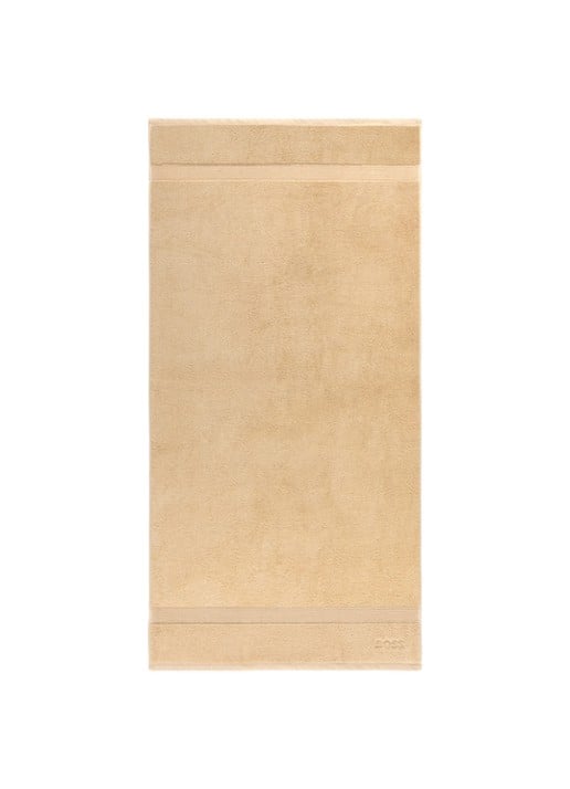BOSS Loft badhanddoek - 700g/m² - 70 x 140 cm  - voorkant creme