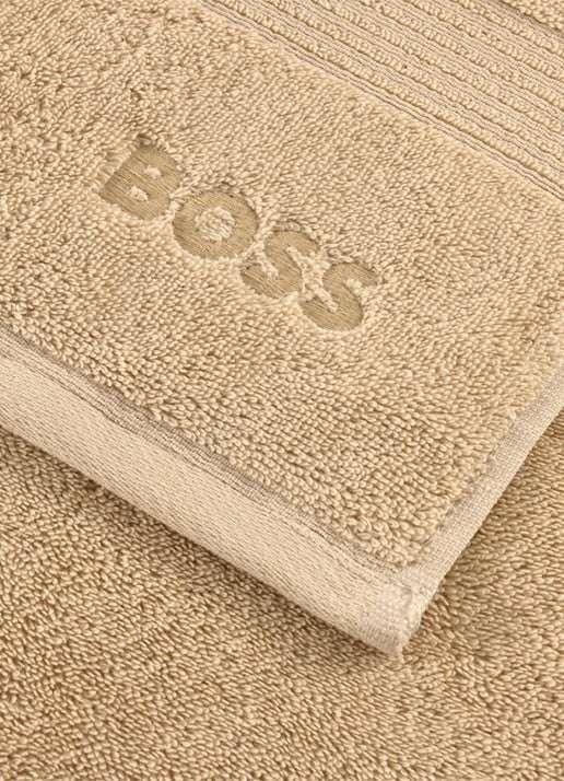 BOSS Loft badhanddoek - 700g/m² - 70 x 140 cm  - voorkant 2 creme