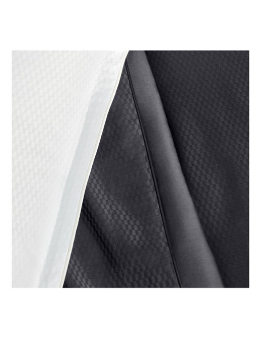 BOSS Loft dekbedovertrek van katoensatijn 300TC - exclusief kussensloop - detail 5 antraciet
