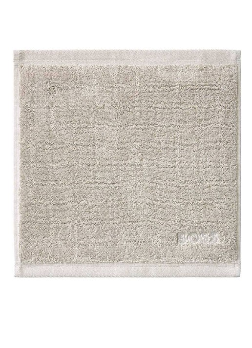 BOSS Loft gastendoek - 700g/m² - 30 x 30 cm  - voorkant grijsmele