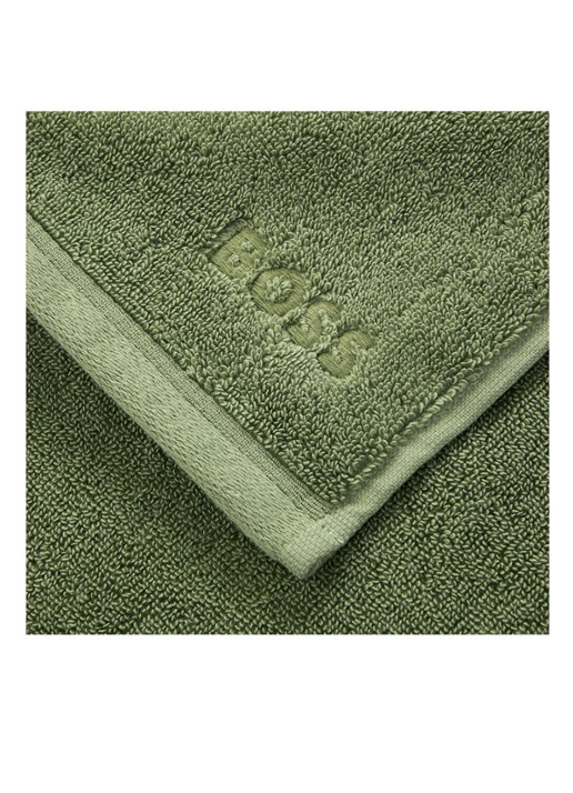 BOSS Loft gastendoek - 700g/m² - 30 x 30 cm  - voorkant 4 lichtgrijs