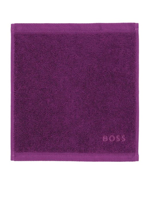 BOSS Loft gastendoek - 700g/m² - 30 x 30 cm  - voorkant 3 paars