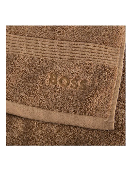 BOSS Loft gastendoek - 700g/m² - 40 x 60 cm  - voorkant 6 camel