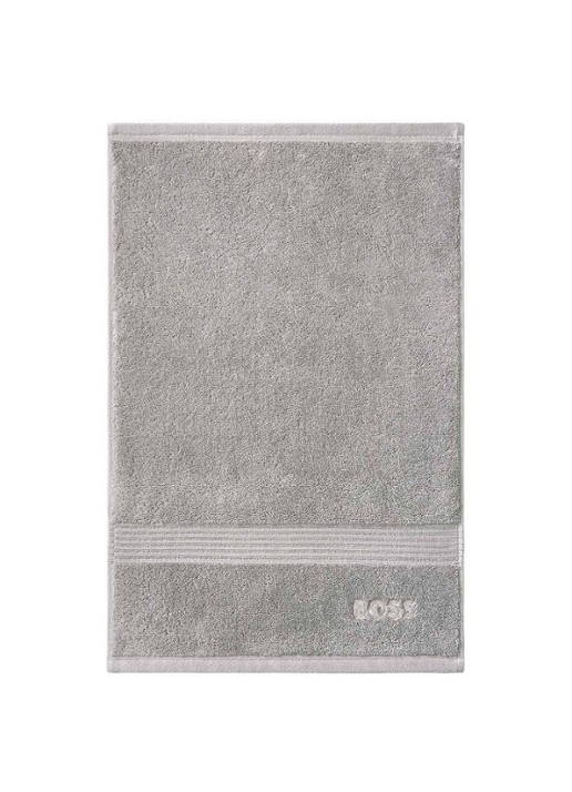 BOSS Loft gastendoek - 700g/m² - 40 x 60 cm  - voorkant 2 zilver