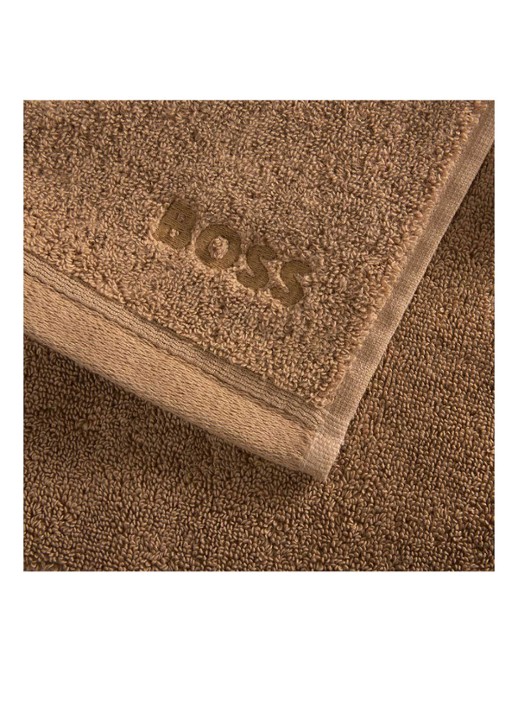 BOSS Loft gastendoek - 700g/m² - 30 x 30 cm  - voorkant 5 camel