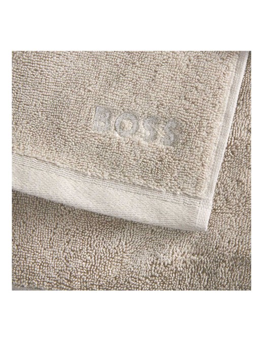 BOSS Loft gastendoek - 700g/m² - 30 x 30 cm  - voorkant 3 grijsmele