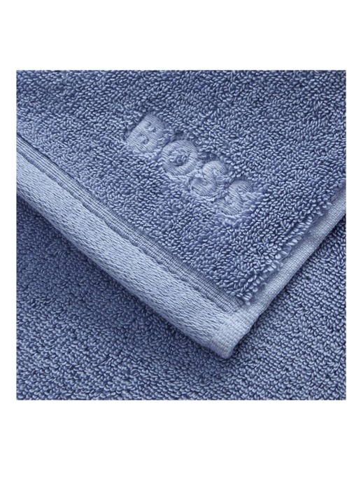 BOSS Loft gastendoek - 700g/m² - 30 x 30 cm  - voorkant 2 lichtblauw