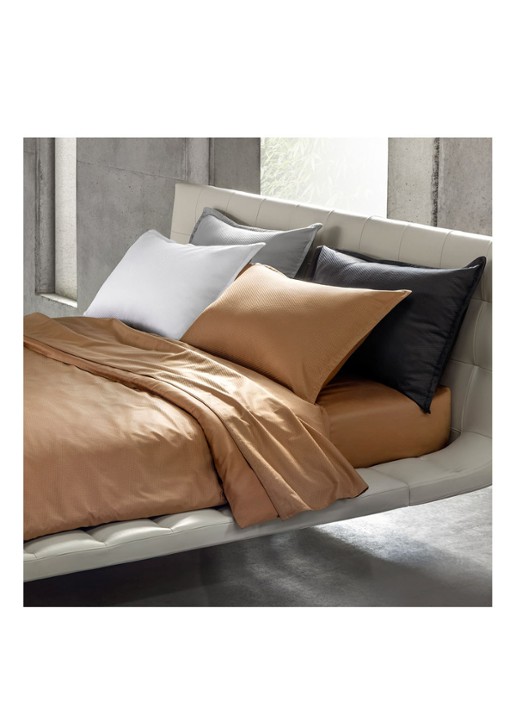 BOSS Loft laken van katoensatijn 300TC   - voorkant 7 camel