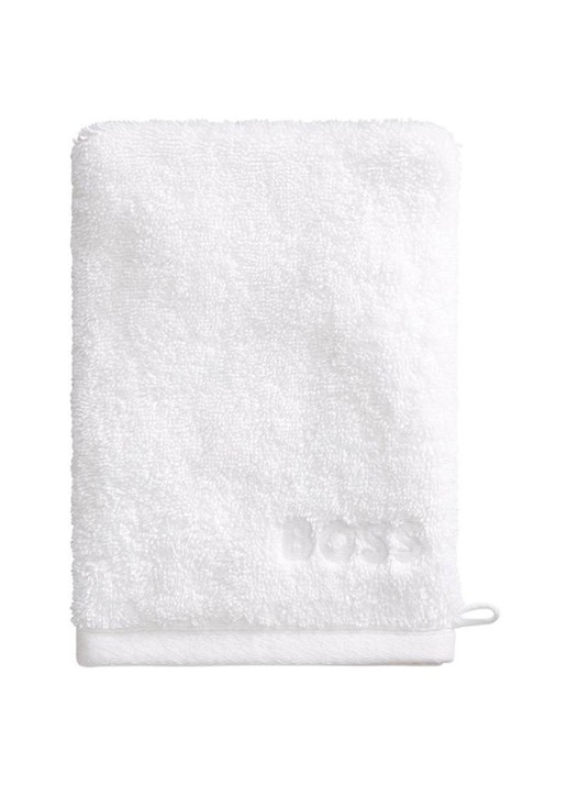 BOSS Loft washand - 700g/m² - 15 x 21 cm  - voorkant wit