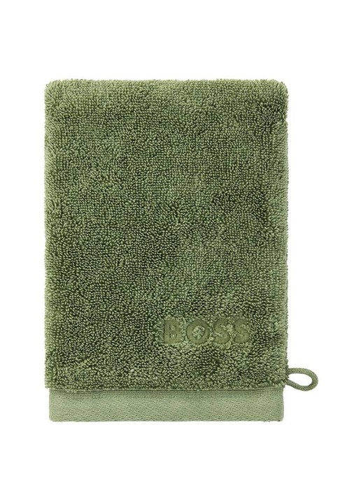 BOSS Loft washand - 700g/m² - 15 x 21 cm  - voorkant lichtgrijs